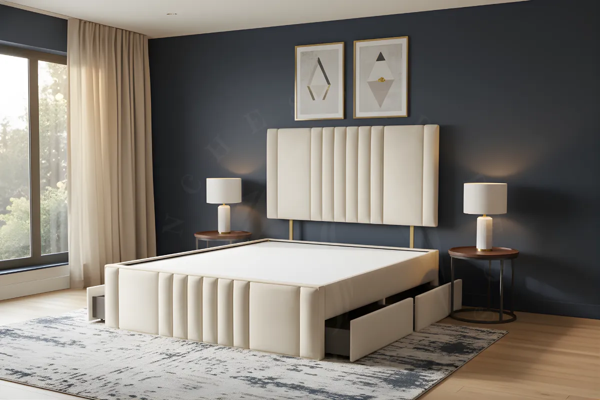 LEO Paneled Bed Frame